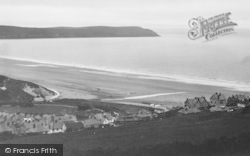 Sands From North Hill c.1950, Woolacombe