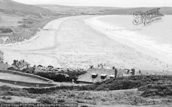 Photo of Woolacombe, The Sands c.1955