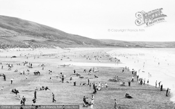 Photo of Woolacombe, The Sands c.1955
