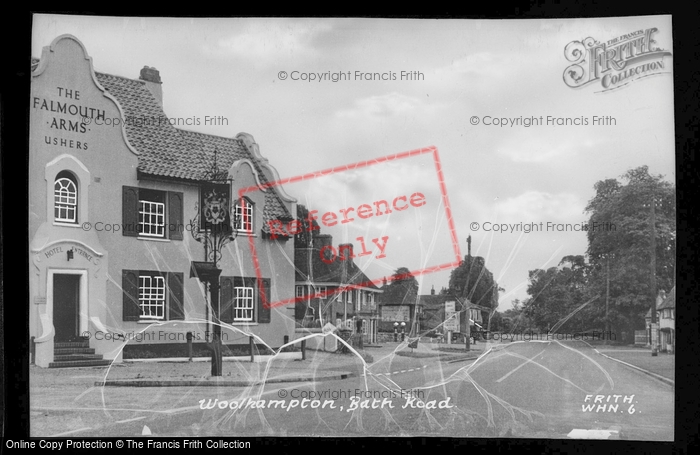 Photo of Woolhampton, Bath Road c.1955
