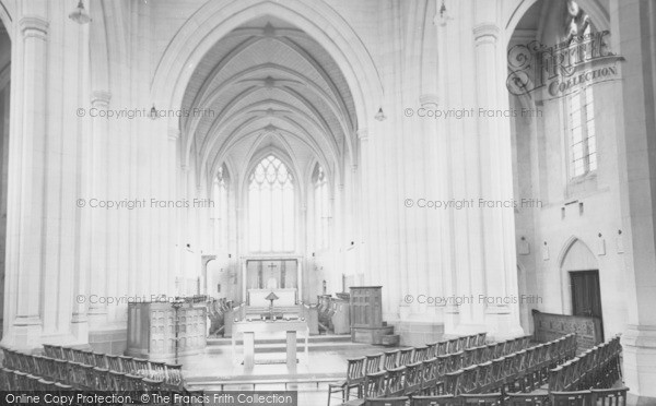 Photo of Woolhampton, Douai Abbey Interior c.1965