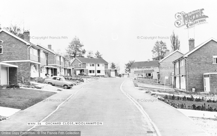 Photo of Woolhampton, Orchard Close c.1965