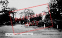 The College Gates c.1960, Woolley