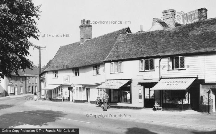 Photo of Woolpit, Post Office  And Shops c.1960