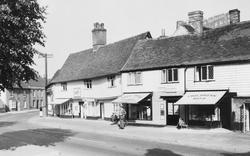 Post Office  And Shops c.1960, Woolpit