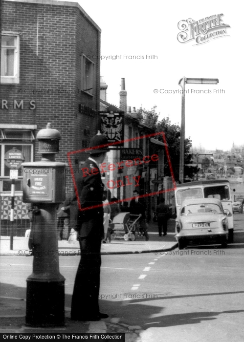 Photo of Woolston, Policeman In Portsmouth Road c.1960