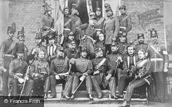 Officers Of The Woolwich Division Royal Marines Light Infantry 1860, Woolwich