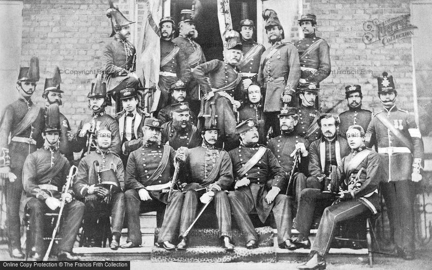 Woolwich, Officers of the Woolwich Division Royal Marines Light Infantry 1860