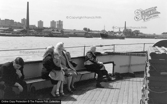 Photo of Woolwich, On The Ferry 1961
