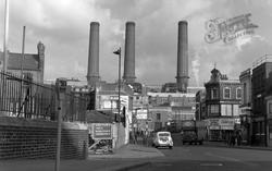 Woolwich New Road And The Power Station 1962, Woolwich