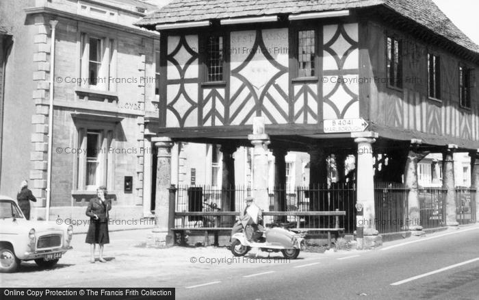 Photo of Wootton Bassett, Scooter By The Town Hall c.1965