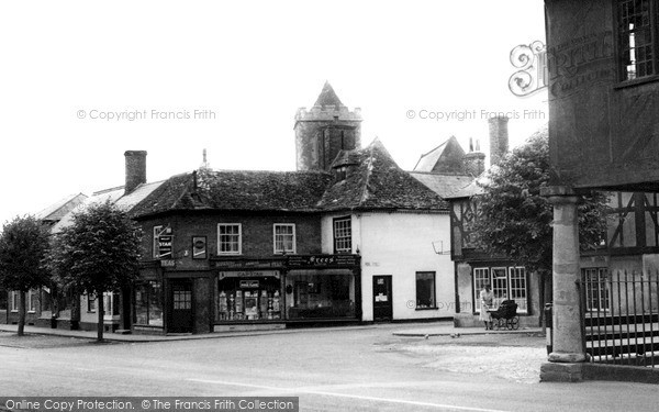 Photo of Wootton Bassett, Town Hall And All Saints Church c.1955