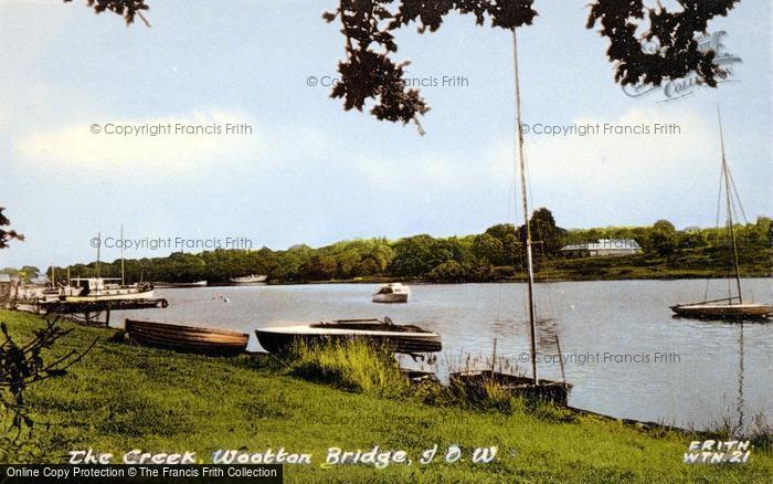 Photo of Wootton Bridge, The Creek c.1960