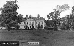Wootton Hall c.1939, Wootton Wawen