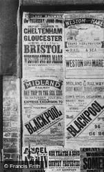 Adverts By The Lich Gate 1906, Worcester