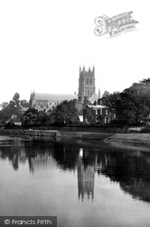 Cathedral From The River Severn 1891, Worcester