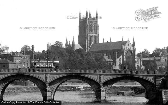 Photo of Worcester, Cathedral From The River Severn 1904
