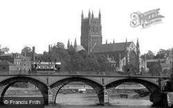 Cathedral From The River Severn 1904, Worcester