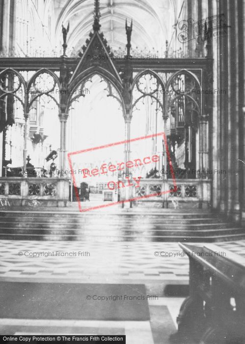 Photo of Worcester, Cathedral Interior c.1937