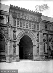 Cathedral, North Door 1925, Worcester
