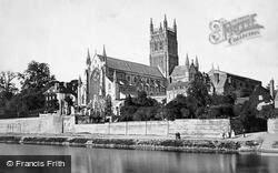 Cathedral South West c.1865, Worcester
