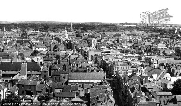 Photo of Worcester, From The Cathedral c.1960