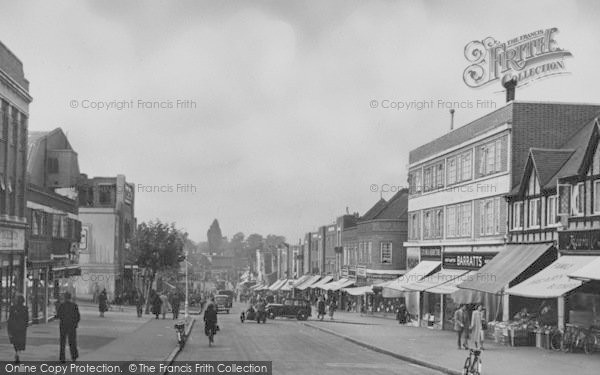 Photo of Worcester Park, Central Road c.1950