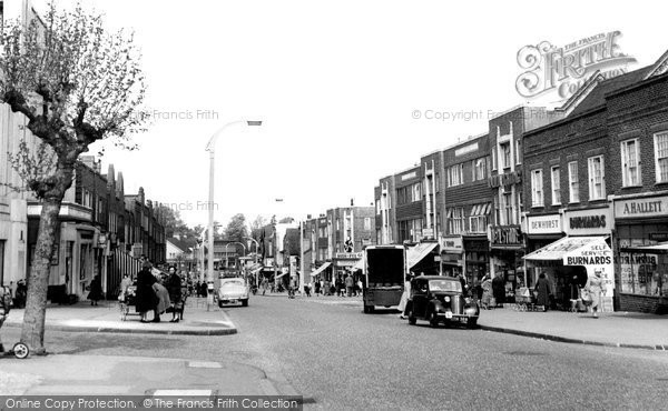 Photo of Worcester Park, Central Road c.1955