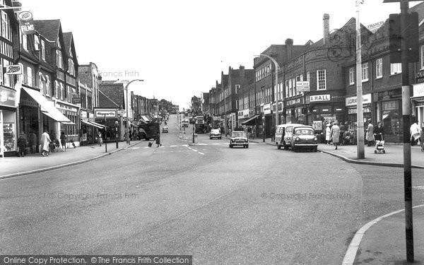 Photo of Worcester Park, Central Road c1965