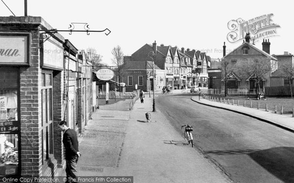 Photo of Worcester Park, From The Bridge c.1955