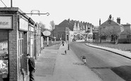 Worcester Park, from the Bridge c1955