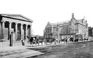 Worcester, Shire Hall and Victoria Institute 1899