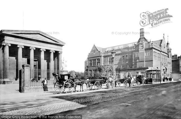 Photo of Worcester, Shire Hall and Victoria Institute 1899