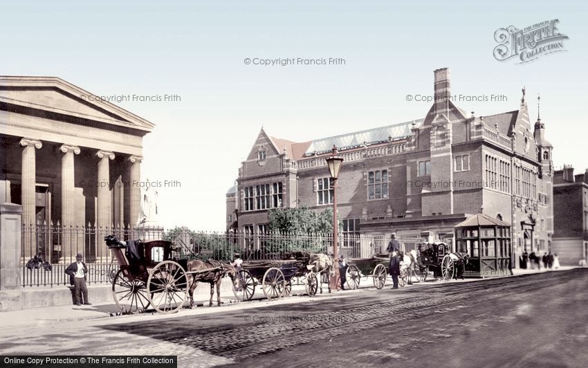Worcester, Shire Hall and Victoria Institute 1899