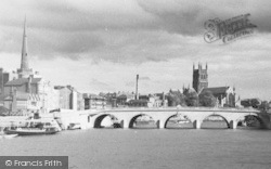 The Cathedral And Bridge 1933, Worcester