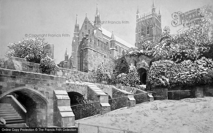 Photo of Worcester, The Cathedral And Monastic Ruins 1892