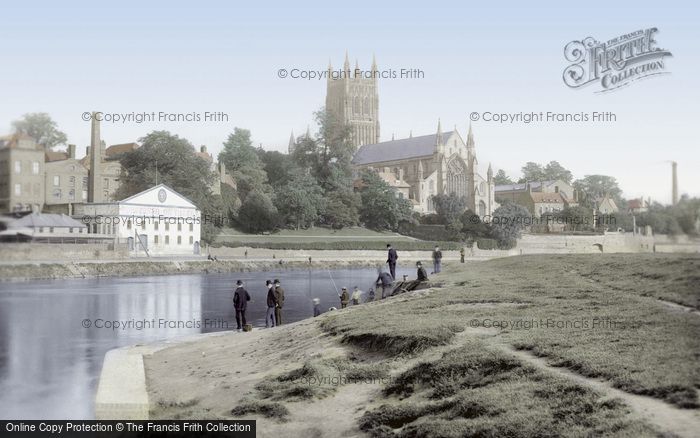Photo of Worcester, The Cathedral And The River Severn 1891