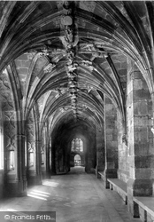 The Cathedral, Angel Cloister 1907, Worcester
