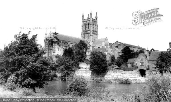 Photo of Worcester, The Cathedral c.1965