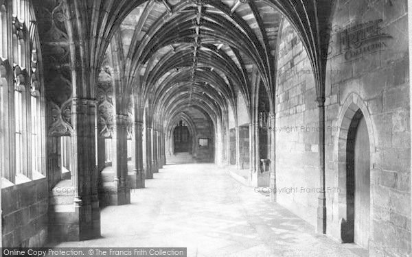 Photo of Worcester, The Cathedral Cloisters 1891