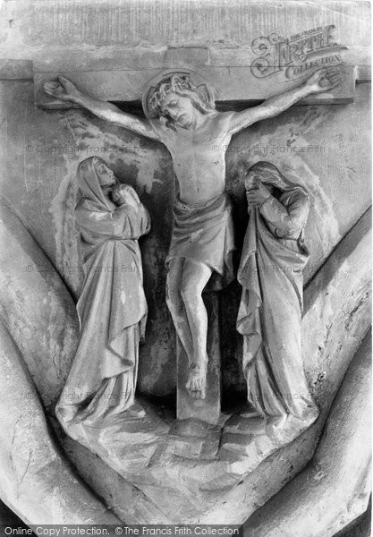 Photo of Worcester, The Cathedral 'crucifixion' 1893