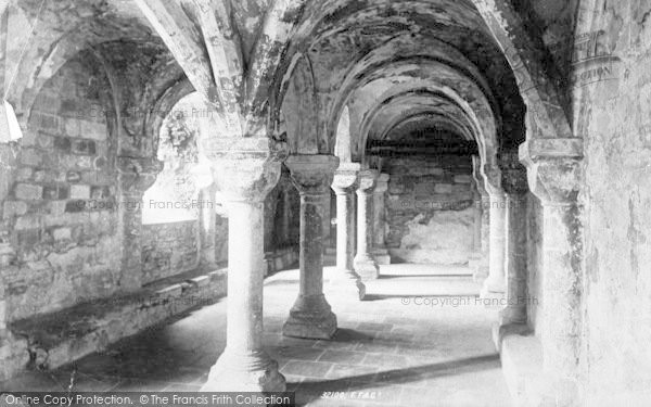 Photo of Worcester, The Cathedral Crypt 1893
