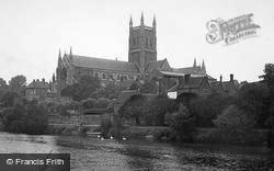 The Cathedral From The River c.1955, Worcester
