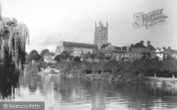 The Cathedral From The River c.1960, Worcester