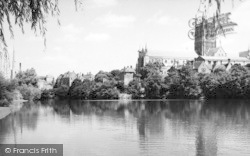 The Cathedral From The River c.1960, Worcester