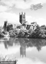 The Cathedral From The River c.1965, Worcester