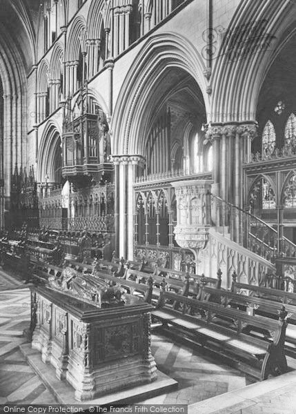 Photo of Worcester, The Cathedral Interior, Across The Choir 1925