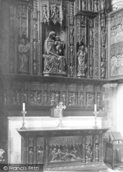 The Cathedral Interior, The Altar Of The Jesus Chapel c.1960, Worcester