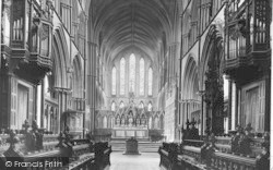 The Cathedral Interior, The Choir c.1960, Worcester