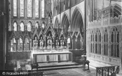 The Cathedral Interior, The High Altar c.1960, Worcester